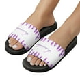 thumbnail image 5 of GZHJMY Stylish Slides for Women Men, Lavender Flowers Watercolor Natural Soft Flexible Slip-on Sandals Slippers, 5 of 7