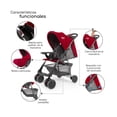 thumbnail image 2 of Carriola para Bebé D'Bebe Plegable Con Charola,6 a 24 meses o15kg Rojo, 2 of 9