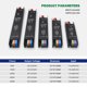 thumbnail image 3 of Reflector LED de 300 W, 200 W, 250 W, 150 W, 100 W, 80 W, 50 W, reflector LED de fábrica de alta calidad, reflector exterior de aluminio fundido para jardín, CE, 3 of 4