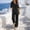 Black, variant on Women's Casual Linen Cap Sleeve V-Neck Top and Wide Leg Pants Summer Two-Piece Set