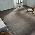 thumbnail image 5 of Handmade Mosaic Hand-loomed Solid Color Area Rug Dark Grey 9'6" x 13' 10' x 14', 5 of 5