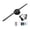 Black UK Plug, variant on Yajisi 3D Hologram Fan Advertising Display 16.5 in / 42 cm LED Holographic Projector WiFi APP Control for Shop Bar Party Holiday Black UK Plug