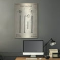 thumbnail image 5 of Luxe Metal Art 'Dental Mouth Mirror Blueprint Patent Parchment' Metal Wall Art, 24"x36", 5 of 9