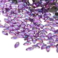 thumbnail image 2 of XingJian LLC Acrylic Horse Eye Clear Rhinestones - Purple, 7*15mm, 2 of 3