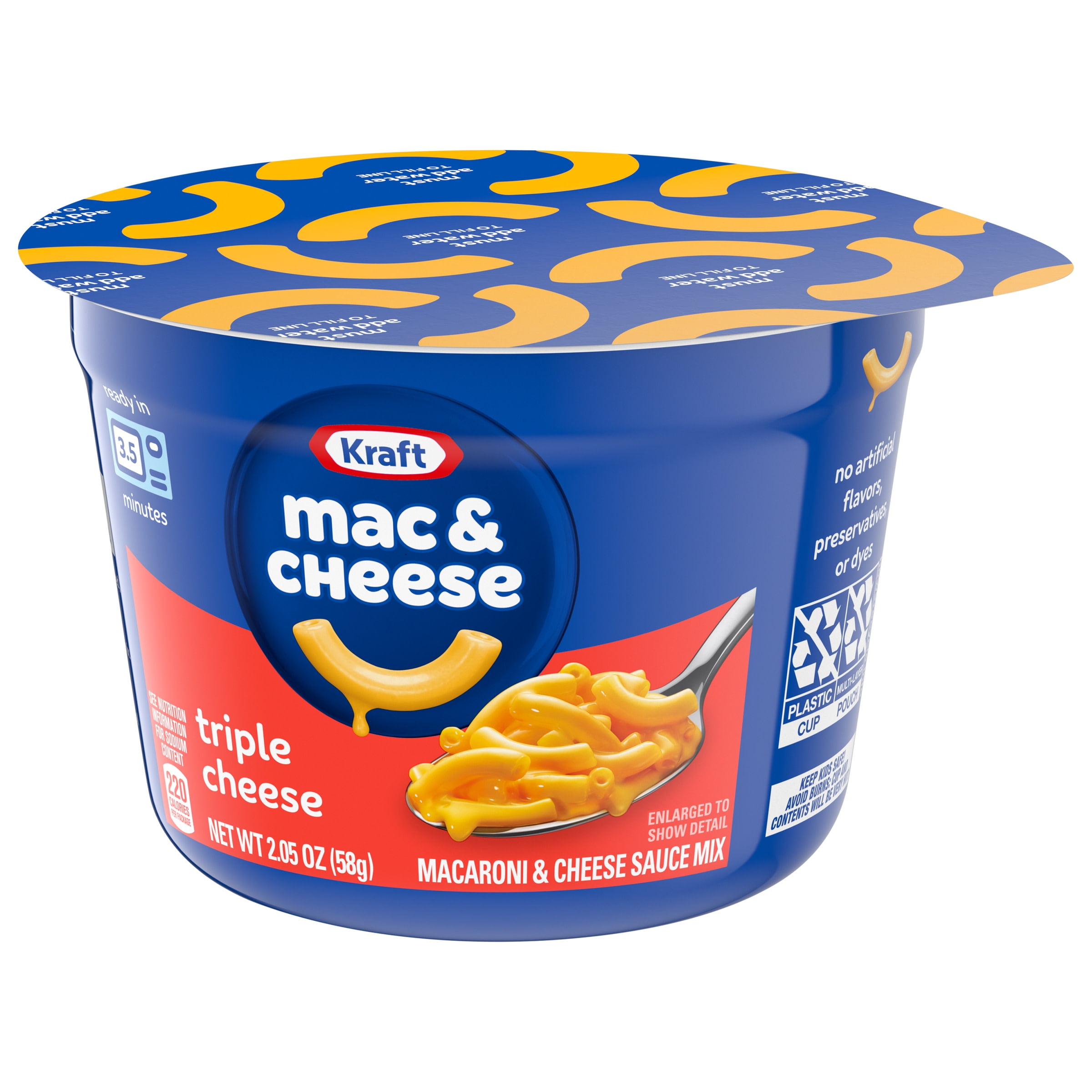 Kraft Heinz Kraft Mac and Cheese Easy Mac Cups, 12 Count - Cheesy Snack  Mix, Ready in 3-5 Minutes in the Snacks & Candy department at