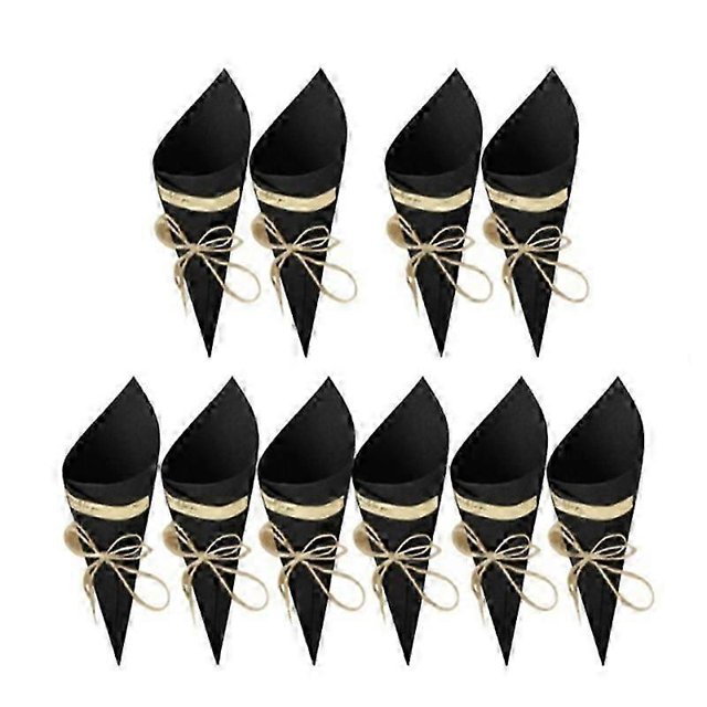 10Pcs Favour Boxes DIY Eco-friendly Exquisite Delicate Charming Decorative Lace-Up Wrapping Paper Flower Tube Holders Wedding Supplies QinHai