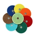 thumbnail image 4 of 1PC 4 Inch 100mm Wet Diamond Polishing for Pads Tool For Granite Marble Concrete 500#, 4 of 8
