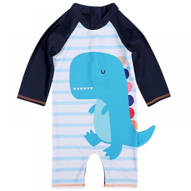 Toddlers Boys Rashguard Swimsuit One Piece Toddlers Zipper Baby Girls