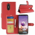 thumbnail image 1 of [PST] LG Q Stylo Plus / Stylo 4 Case, Leather Magnetic Card Slot Wallet Folio Flip Case Cover, 1 of 6