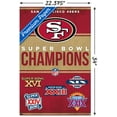 thumbnail image 3 of NFL San Francisco 49ers - Champions 23 Wall Poster, 22.375" x 34", 3 of 5