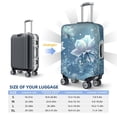 thumbnail image 2 of Luggage Cover Anti Scratch, Winter snowy night flowers Elastic Suitcase Protector Suitcase Covers for Luggage Fits 18-32 Inch Luggage, 2 of 6