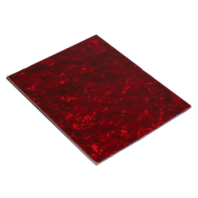 Guitar Pickguard,Durable PVC Celluloid Guitar Backplate Sheet Portable Electric Bass Scratch Plate Cover