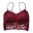 thumbnail image 2 of Lace Bralettes for Women Bralette Padded Lace Bandeau Bra, 2 of 6
