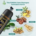 thumbnail image 4 of VIGOFIL - Champú Black Instant Hair Color para cabello gris, cobertura 100% gris, champú 3 en 1 para multicolor, 4 of 7