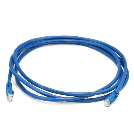 Monoprice Cat6 Ethernet Patch Cable - Network Internet Cord - RJ45, Stranded, 550Mhz, UTP, Pure Bare Copper Wire, 24AWG, 7ft,