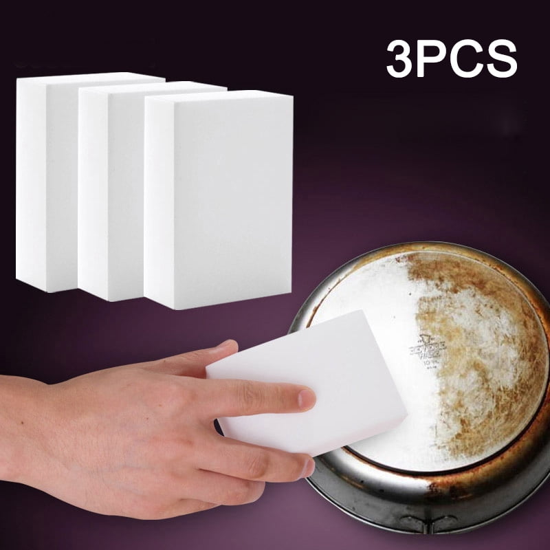 3pcs Magic Sponge Eraser Cleaning Finishing Hand Applicator Polishing Pad Sets