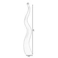 thumbnail image 5 of Uniquewise 62" Tall Animal Horn Shape Floor Vase: Elegant Ceramic Black Accent for Entryway, Dining, or Living Room Decor - Distinctive Antler Design, Adding Nature-Inspired Charm to Your Home, 5 of 8