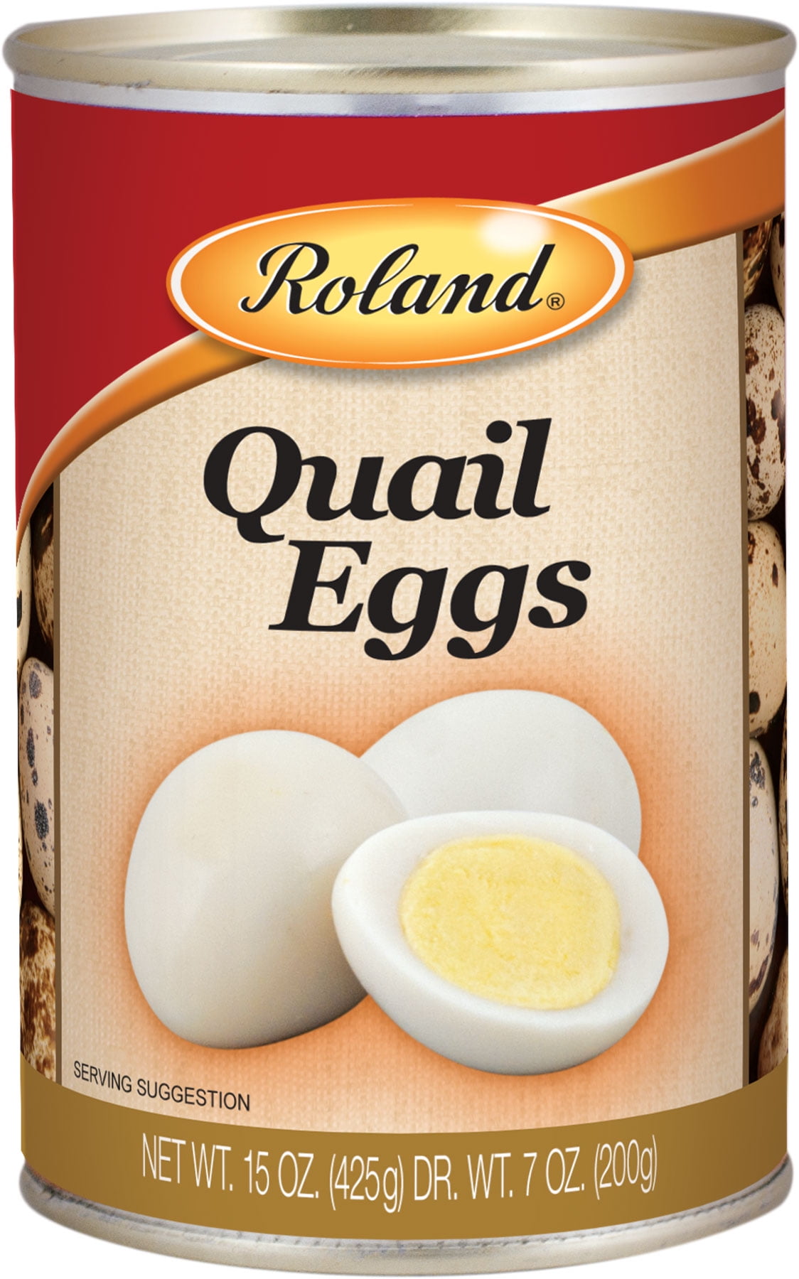 (2 Pack) Roland Canned Quail Eggs, 15 Oz