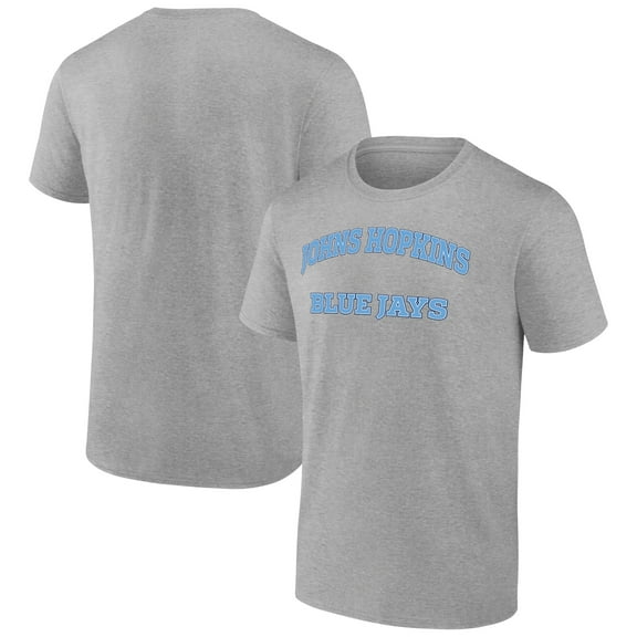 Men's Heather Gray Johns Hopkins Blue Jays Campus T-Shirt