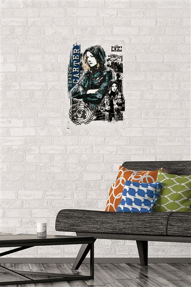 Marvel Comics Falcon and Winter Soldier - Sharon Carter Wall Poster, 14.725" x 22.375"