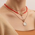 thumbnail image 2 of Bangcool Multilayer Necklace Star Letter: Collier de Perles Collier Collier Choker Collier, 2 of 10