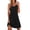 Black, variant on Cotton Nightgowns for Women Sleeveless Night Gown Tank Sleep Shirts Pleated Night Shirts V Neck Chemise