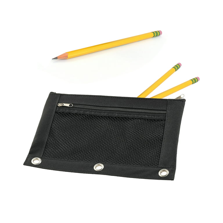 Portable Round Shaped Black Pencil Pouch - China Pencil Case, Pencil Bag