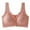 Rose Gold, variant on LYEAA Under Outfit Bras for Women Wireless Push Up Bras Front Closure Wide Strap Bras No Wire Seamless Lift Shape Bralette Soild Breathable Soft Bras Comfortable Everyday Bras T-Shirt Bras Beige