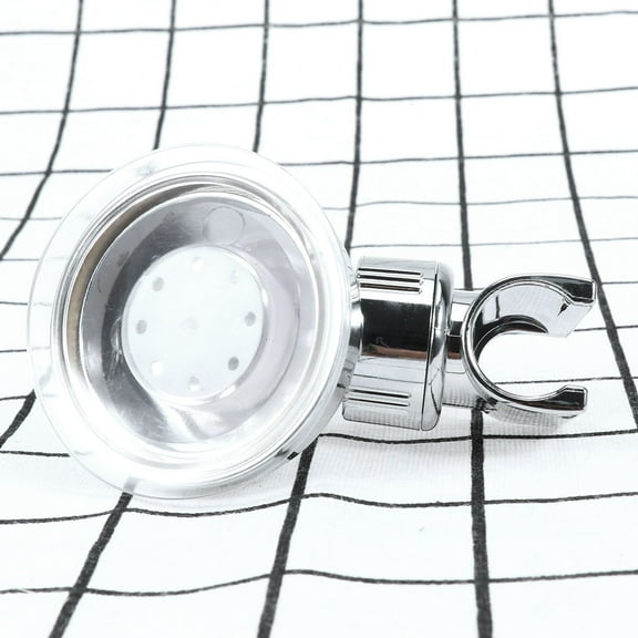 FELTECHELECTR Shower Spray Holder Suction Cup Kit ABS Plastic 10.5 x 7 x 8cm 1Pcs for Bathroom Installation