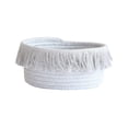 thumbnail image 1 of Cestas de almacenamiento de cuerda de algodón, cesta decorativa tejida, cesto para ropa sucia M, 1 of 3