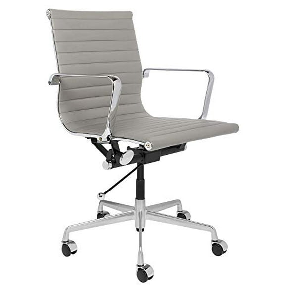 Chaise de Bureau de Gestion Côtelée SOHO II (Gris)