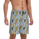 thumbnail image 2 of Balery Lightning Bolts Pantalones cortos de pijama de punto de algodón para hombre con cinturilla y bolsillos-3X-Large, 2 of 6