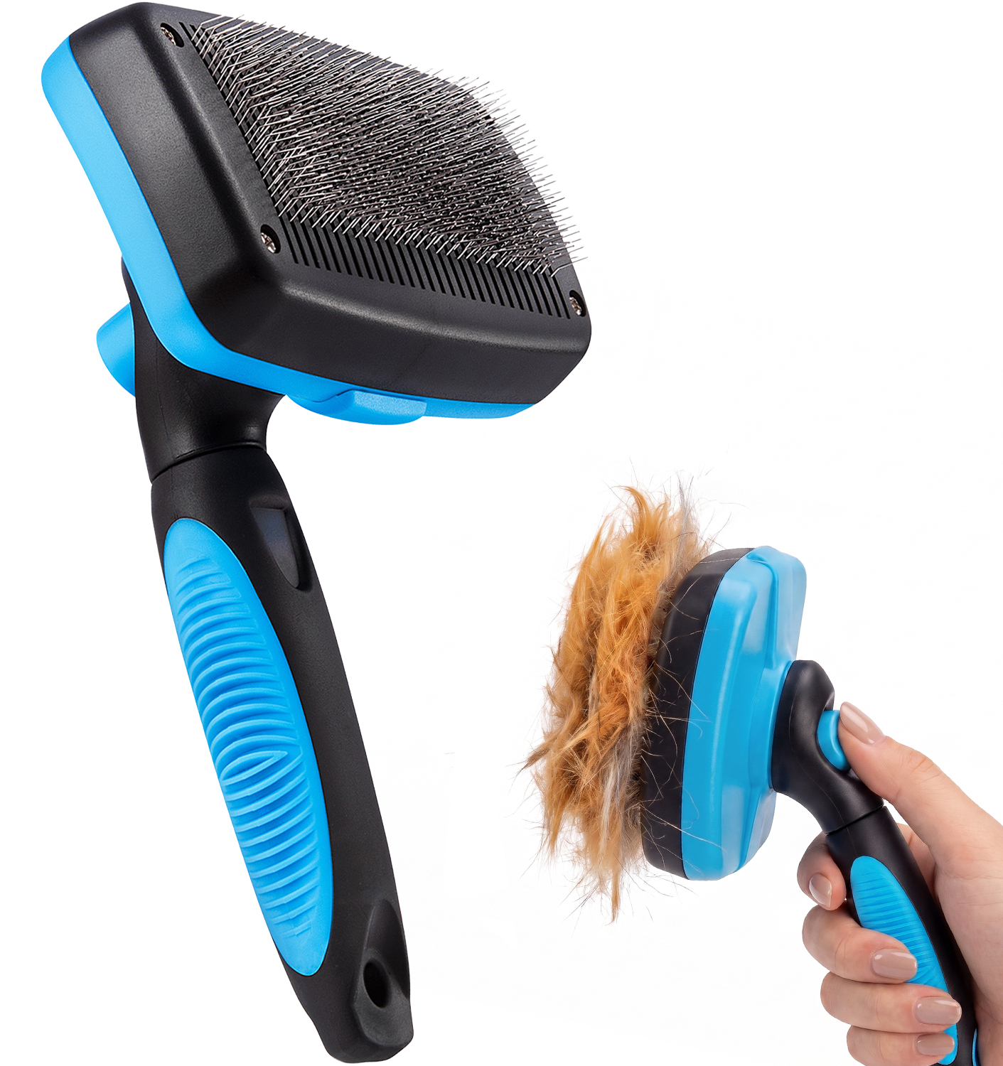 Boshel Self-Cleaning Slicker Brush for Dogs & Cats photo 1