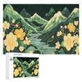 thumbnail image 3 of Jigsaw Puzzles - Night - Time Mountain Scene with A River And Large Yellow Flowers1000 PCS，Challenging Puzzle Perfect for Game Nights, 3 of 5