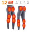 thumbnail image 3 of Ropa interior térmica de invierno para hombre y mujer, chaqueta de moto, ropa interior térmica con calefacción eléctrica por USB, calzoncillos largos de forro polar, 3 of 5