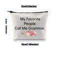 thumbnail image 2 of Grammie Gift Grandma Makeup Bag My Favorite People Call Me Grammie Cosmetics Bag Best Grammy Ever Gift for Grandmother, 2 of 7