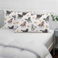 thumbnail image 4 of Spring Flowers Pillow Covers 12"x20", Black Brown White Horse Country Vintage Soft Brushed Microfiber Breathable Throw Pillow Covers, Pillowcase with Zipper for Couch Sofa Bedroom Living Room, 4 of 9