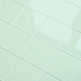 thumbnail image 3 of Peel And Stick Glass Tile, 12'' X 12'' Square Mosaic Glass Backsplash Stick On Wall Tiles for Kitchen Bathroom (5 Sheets, Green), 3 of 6