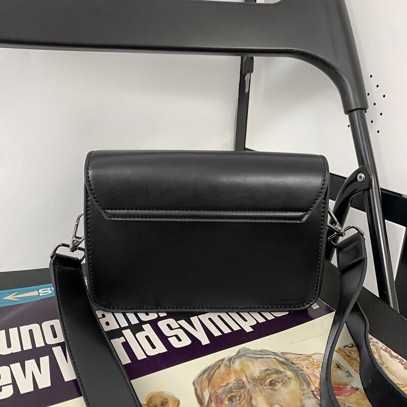 JUYGO Square Sling Bag For Men Small Flip Messenger Bag Versatile Crossbody Bag For Hanging Out & Daily Commute Best Couple Bag