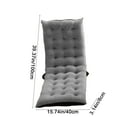 thumbnail image 5 of LHNFT Rocking Chair Cushions High Back Patio Cushion Non-Slip Bottom Tufted Seat Pads with Ties Office Chair Pads Seat Cushion, 5 of 6