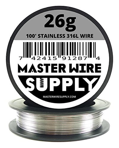 30 Gauge 1 lb Non-Resistance AWG ga TEMCo Stainless Steel Wire SS 316L 