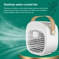 thumbnail image 4 of Aire acondicionado mini Toystoory enfriador ajustable recargable ventilador personal azul, 4 of 6