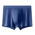 thumbnail image 2 of zeranth Men Underpants U Convex Breathable Mesh Holes Elastic Wide Waist Band Inside Wear Seamless Ice Silk Men Boxers Briefs Quick Dry Men Underwear, 2 of 7