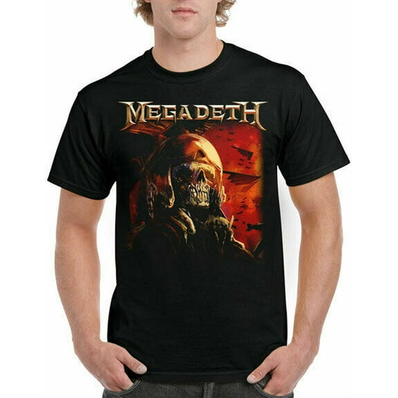 Megadeth Men's Fighter Pilot Short Sleeve T Shirt