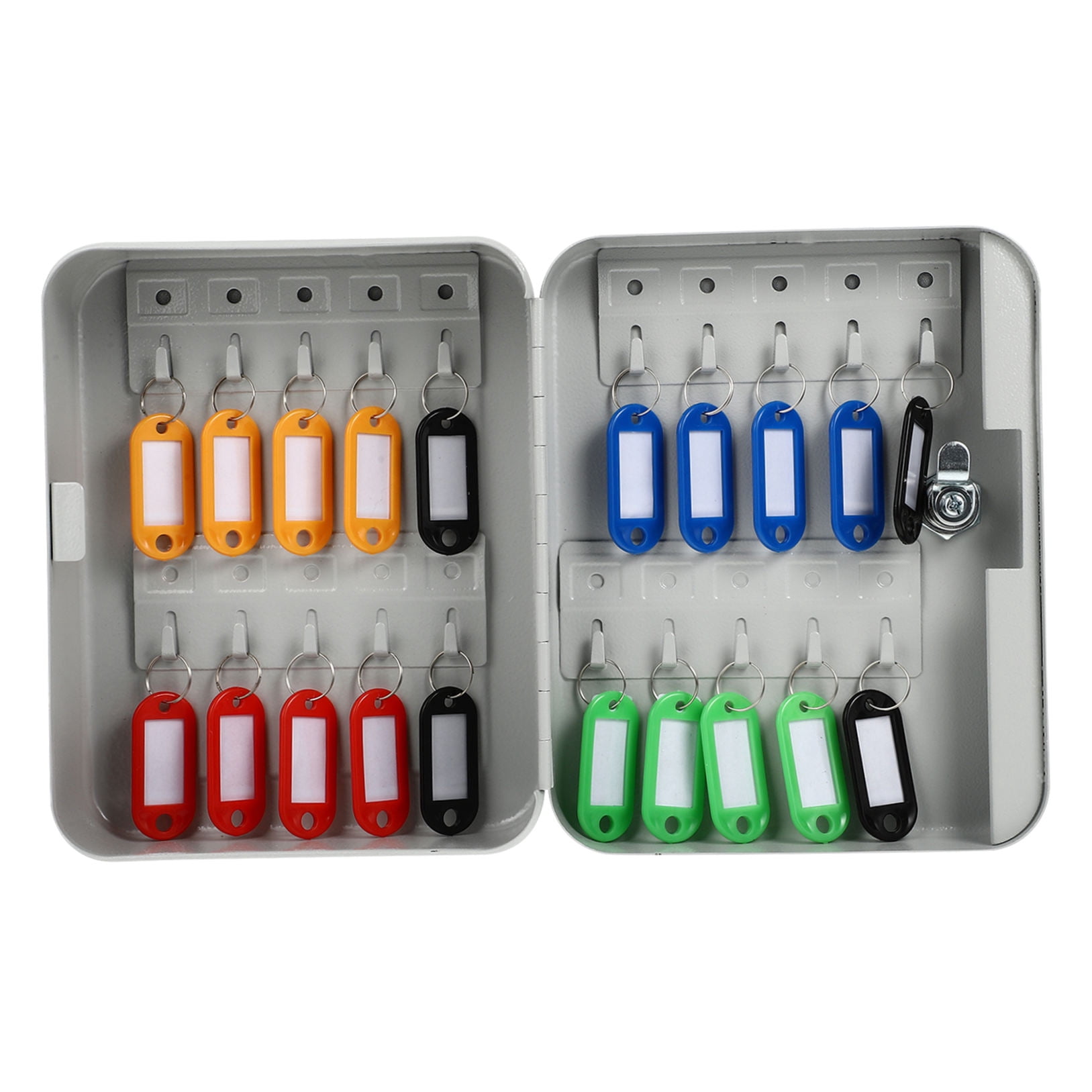 Masteelf  Key Box Wall Mount Holder Management Security Cabinet White