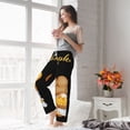 thumbnail image 5 of Salouo Pumpkin Pie Gnome Print Women's Pajama Pants Casual Loose Sweatpants PJs Flowy Pants Drawstring Palazzo for Women Wide Leg Pants Lounge Pajama -XX-Large, 5 of 8