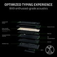 thumbnail image 5 of Razer BlackWidow V4 Low-profile Tenkeyless HyperSpeed Wireless Low-profile Mechanical PC Gaming Keyboard, Black, 5 of 14