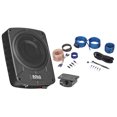 thumbnail image 1 of Boss Audio BAB8 8" 800w Slim Under-Seat Powered Car/Truck Subwoofer Sub+Wire Kit, 1 of 11