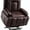 Red, variant on Triple Motor Power Lift Recliner Chair with Adjustable Lumbar Support, Lay Flat Recliner for Elderly, Breathable Black Lift Chair Leather Recliner, Massage & Heating, USB Ports, Cup Holders