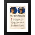 thumbnail image 2 of Adolph Treidler 11x14 Black Modern Framed Museum Art Print Titled - The Combination that Will Win the War (1917), 2 of 5